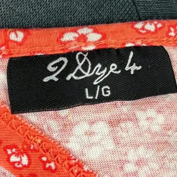 2 DYE 4 ladies floral sleeveless large dress peach white flowers - Picture 10 of 12